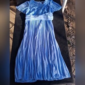 Midnight Velvet Blue Dress